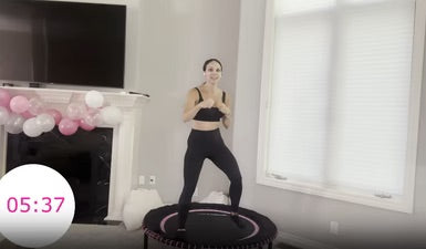REBOUNDER WORKOUT 10 MIN KICKBOXING STYLE